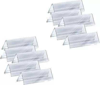 Acrylic Card holder, Clear Acrylic Polished (Transparent)