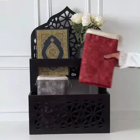 Prayer Matt Rug holder Wooden