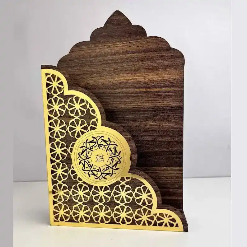 Laser Cut Wall Quran Stand Wooden quran stand | book stand | book decoration | eid gift | ramadan decor | files for engraving | laser cut
