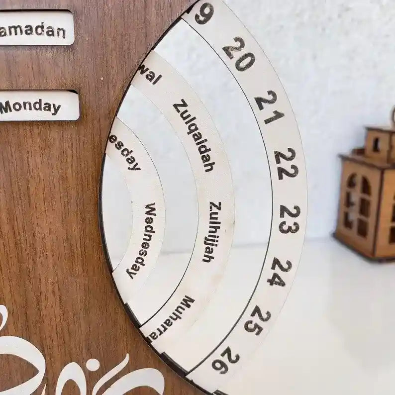 Ramadan calendar, Accessories Ramadan, Ramadan decor, Ramadan Decoration 2025, Islamic Table decor, Muslim Gifts, Ramadan Countdown Calendar