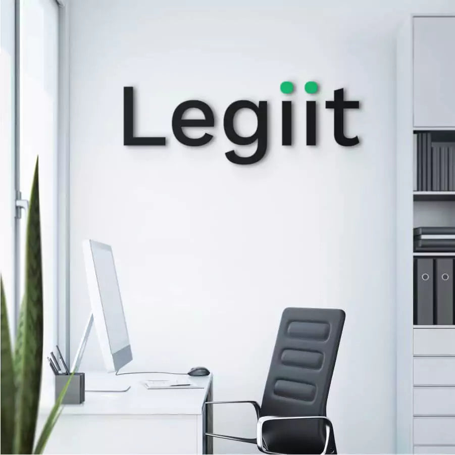 3D Lobby Sign, Small Business Logo Sign, Custom Logo, Laser Cut Logo Sign, Personalized Signage, Reception Wall Logo