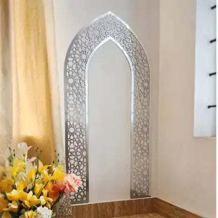 Mihrab For Prayer Room Namaz Wall Art, ramadan mubarak decor mehrab, prayer art decor, Acrylic & mdf mihrab