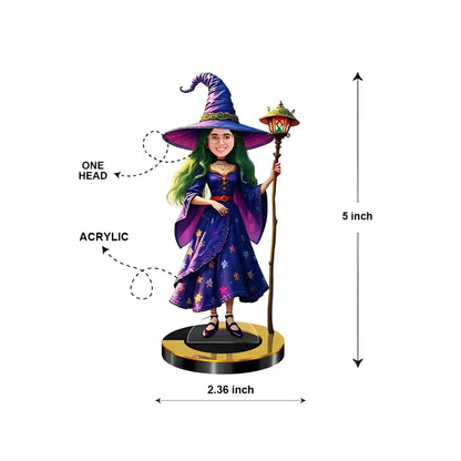 Personalized Mini Me Caricature: The Witch