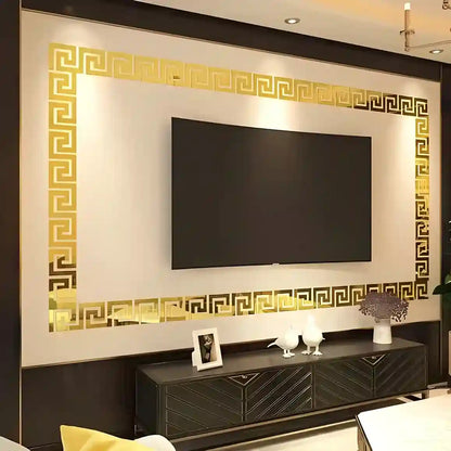 Acrylic Border Mirror Decor