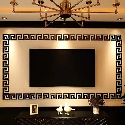 Acrylic Border Mirror Decor