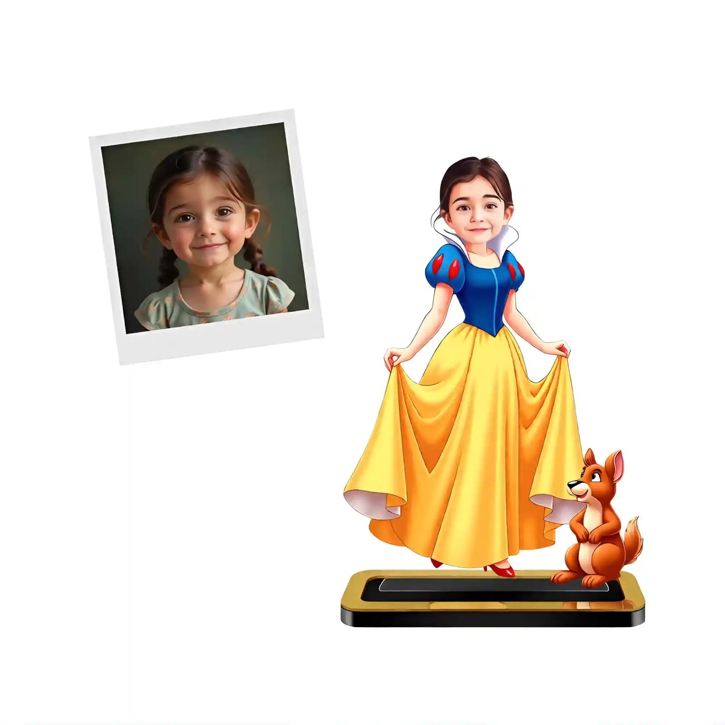 Personalized Mini Me: Snow White Caricature