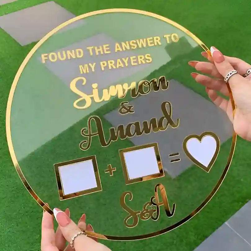 Customized Nikah Frame