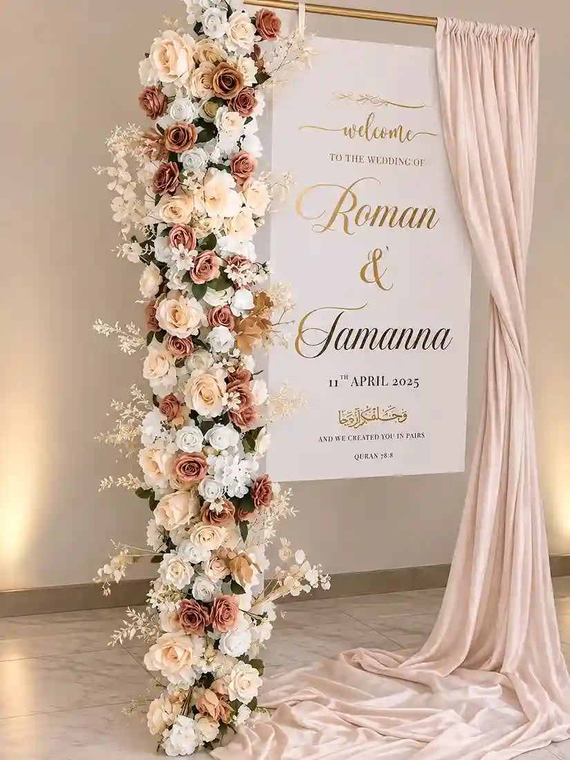 Acrylic Welcome Board for Wedding Ceremonies