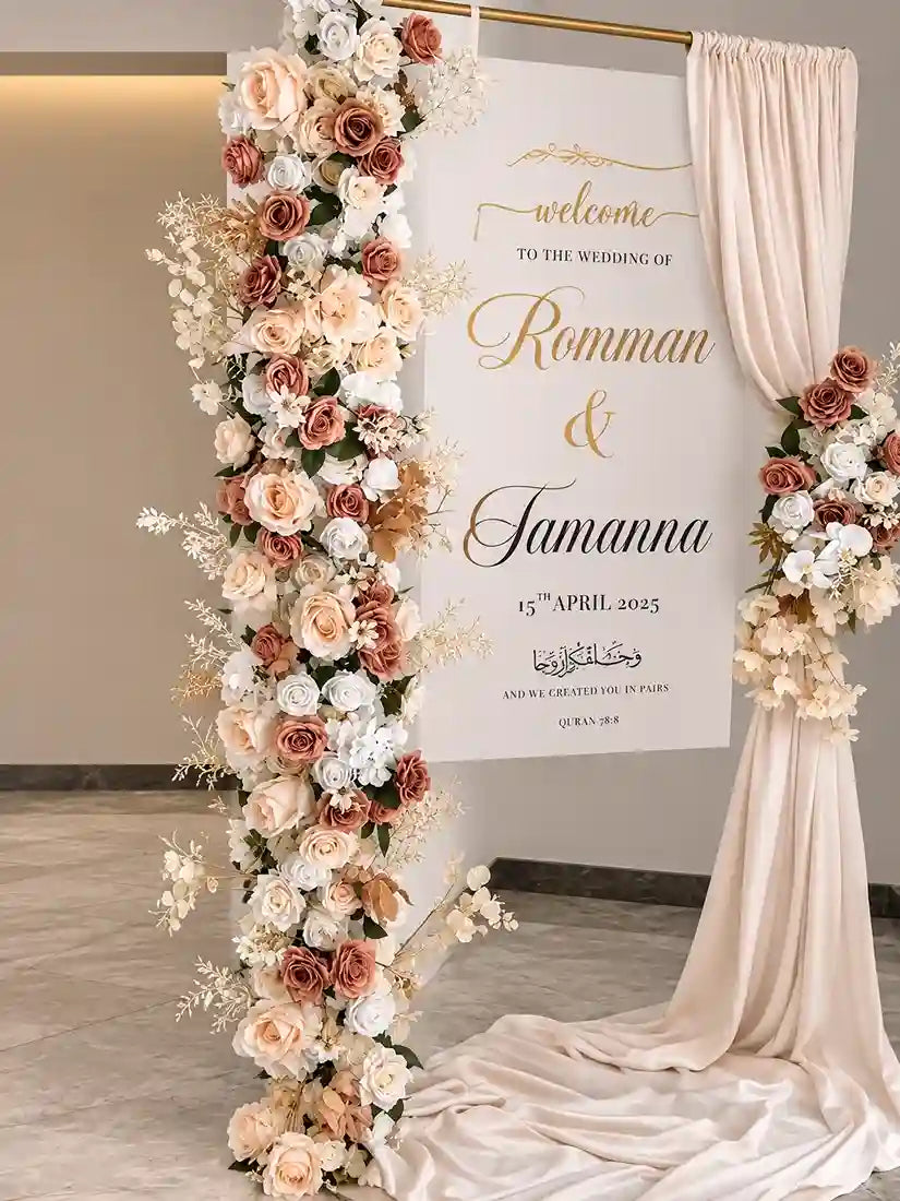 Acrylic Welcome Board for Wedding Ceremonies