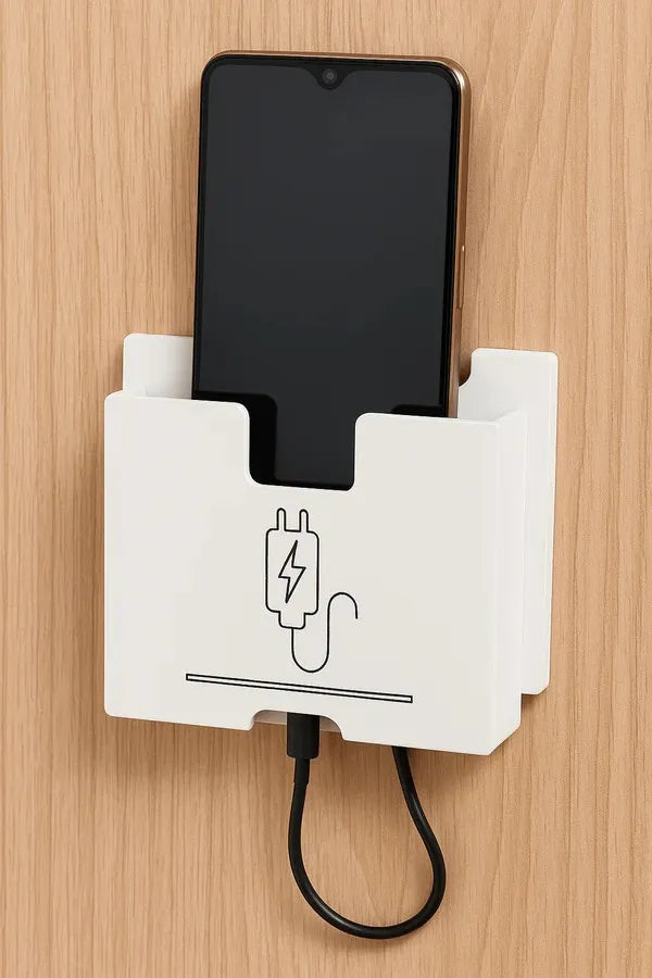 Wall Mount Acrylic Mobile Phone charger Holder