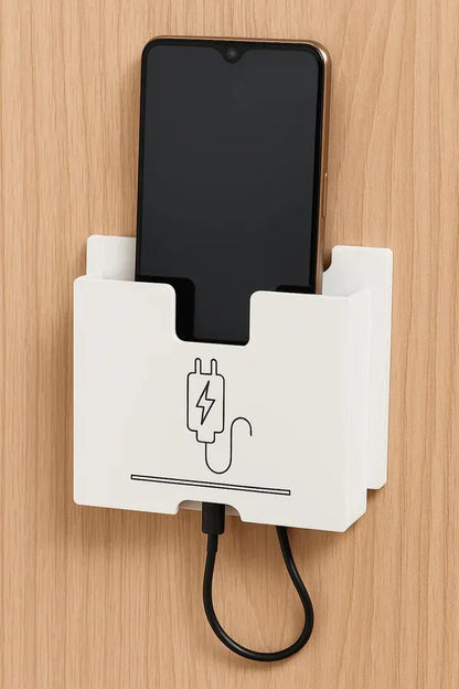 Wall Mount Acrylic Mobile Phone charger Holder