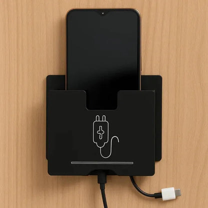 Wall Mount Acrylic Mobile Phone charger Holder