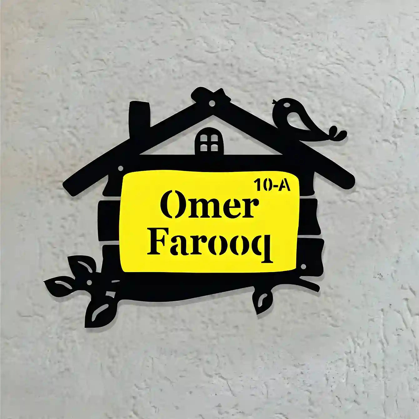 Acrylic Home Name Plate