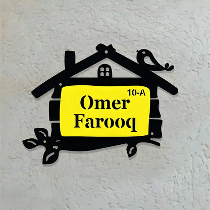 Acrylic Home Name Plate