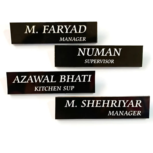 Custom Logo & Name Tag Badge For Employees