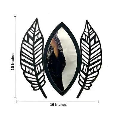 Leaf Shape Decorative Acrylic Mirror