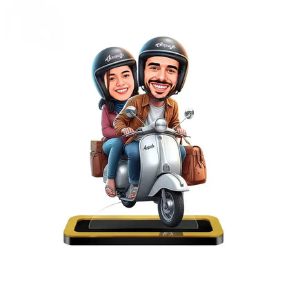 Couple With Scooter