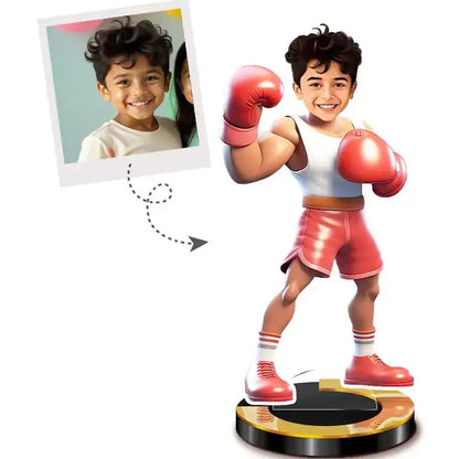 Boxing Kid Caricature
