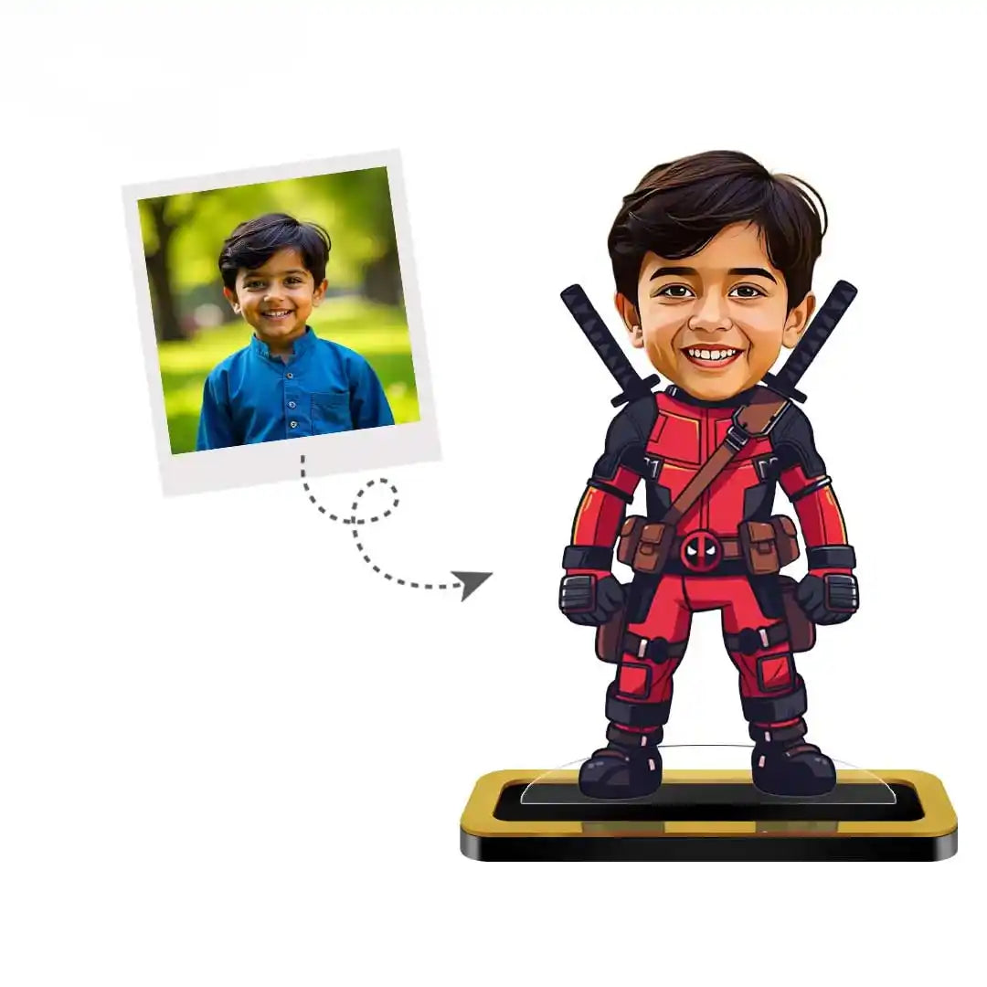 Dead Pool Mini Caricature Mini Me