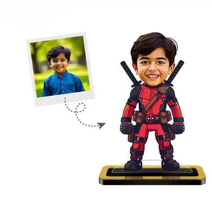 Dead Pool Mini Caricature Mini Me