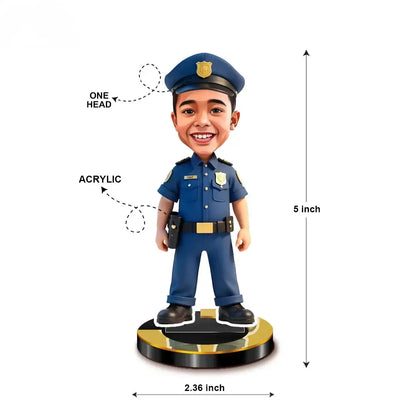 Police Man Caricature