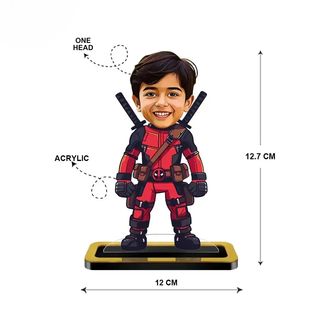 Dead Pool Mini Caricature Mini Me