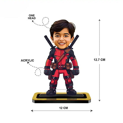 Dead Pool Mini Caricature Mini Me