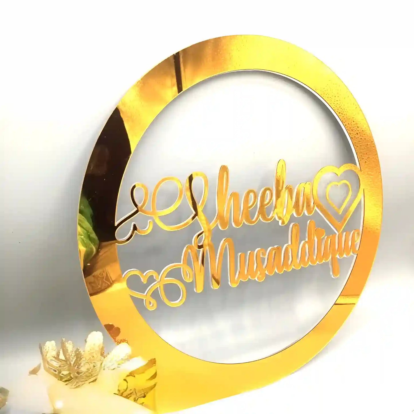 Customized Home Decor Gift Table Piece Or Wall Hanging With Name