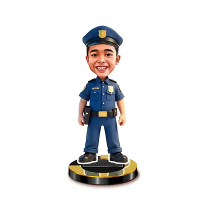 Police Man Caricature