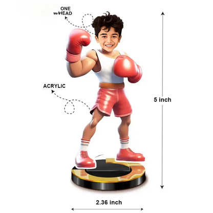 Boxing Kid Caricature