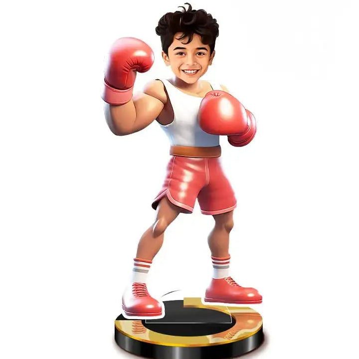 Boxing Kid Caricature