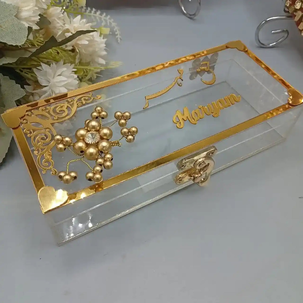 Customized Haq Mehar Box With Decor