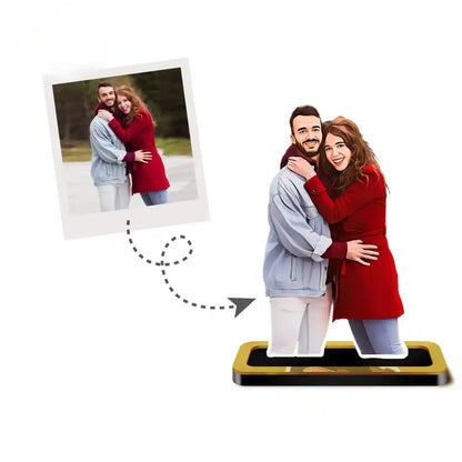 Personalized Mini Me Couple Caricature