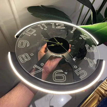 Modern Style Neon X Clock Ambient Light