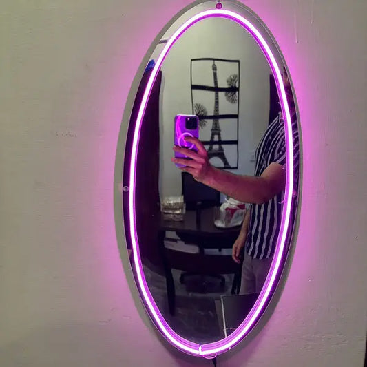 Neon Selfie Acrylic mirror for Room Walls