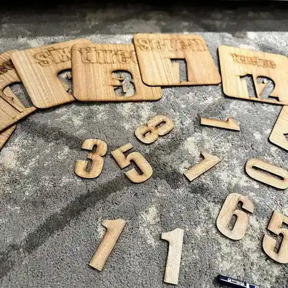 Kids Wooden Drawing Stencils English/Urdu/Mathematics Alphabets Learning