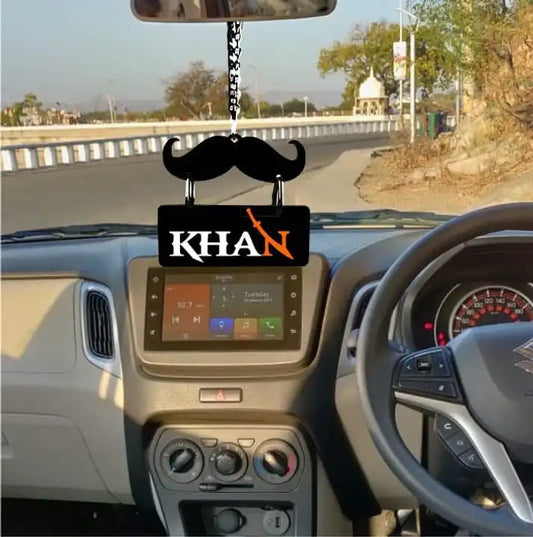 Acrylic Car Hanging Both Side Car Hanging Ornament (Pack of 1)