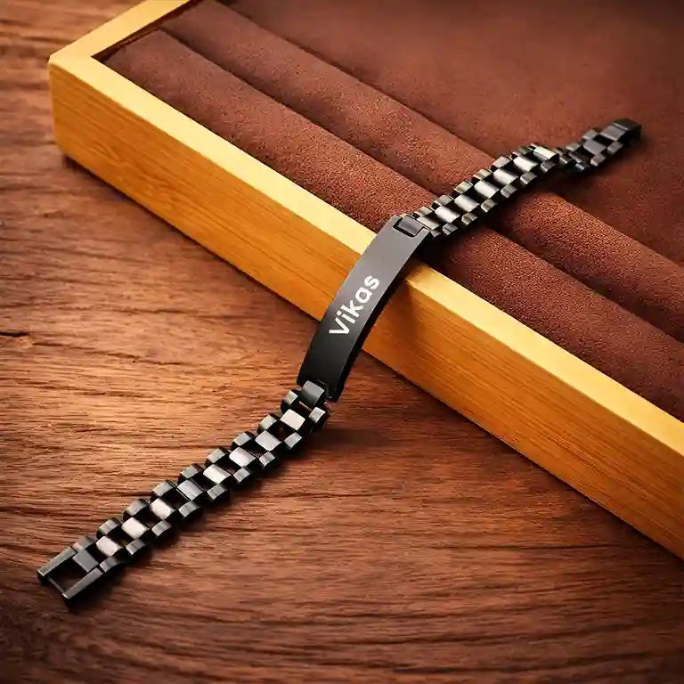 Customize Black Braclet