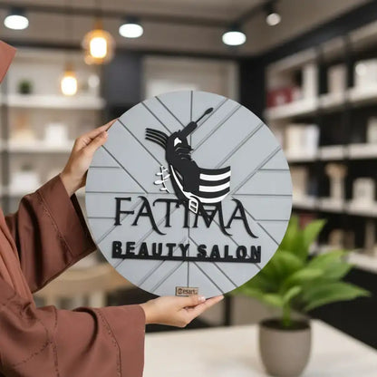 Customised Premium 3D Name & Logo Frame
