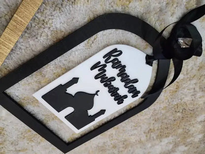 Eid Mubarak-Ramadan Mubarak Reversable sign-Wooden/Acrylic