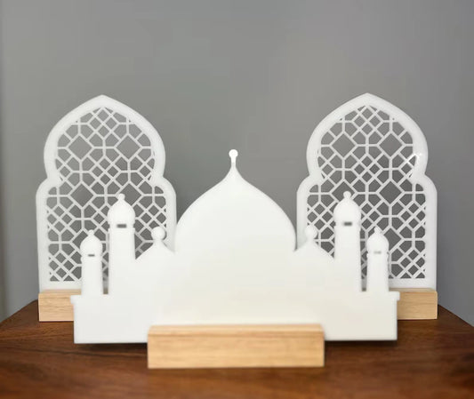 Islamic Decor Sign - Ramadan Table Decoration, Islamic Acrylic Sign, Eid Decor, Islamic Home Decor, Ramadan Decoration