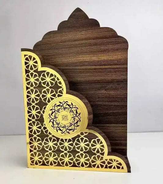 Laser Cut Wall Quran Stand Wooden quran stand | book stand | book decoration | eid gift | ramadan decor | files for engraving | laser cut