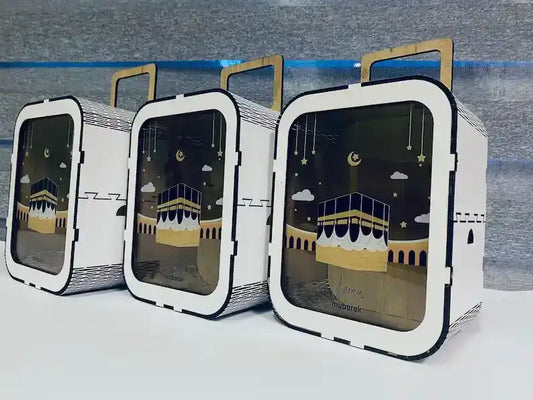 Umrah Hajj Bank Laser Cut File, Umrah Hajj Bank, Money Box, Custom Bank
