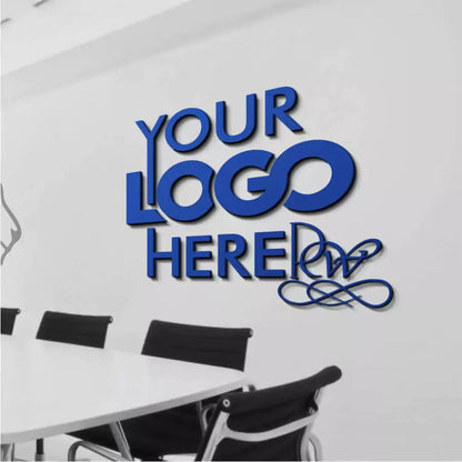 3D Lobby Sign, Small Business Logo Sign, Custom Logo, Laser Cut Logo Sign, Personalized Signage, Reception Wall Logo