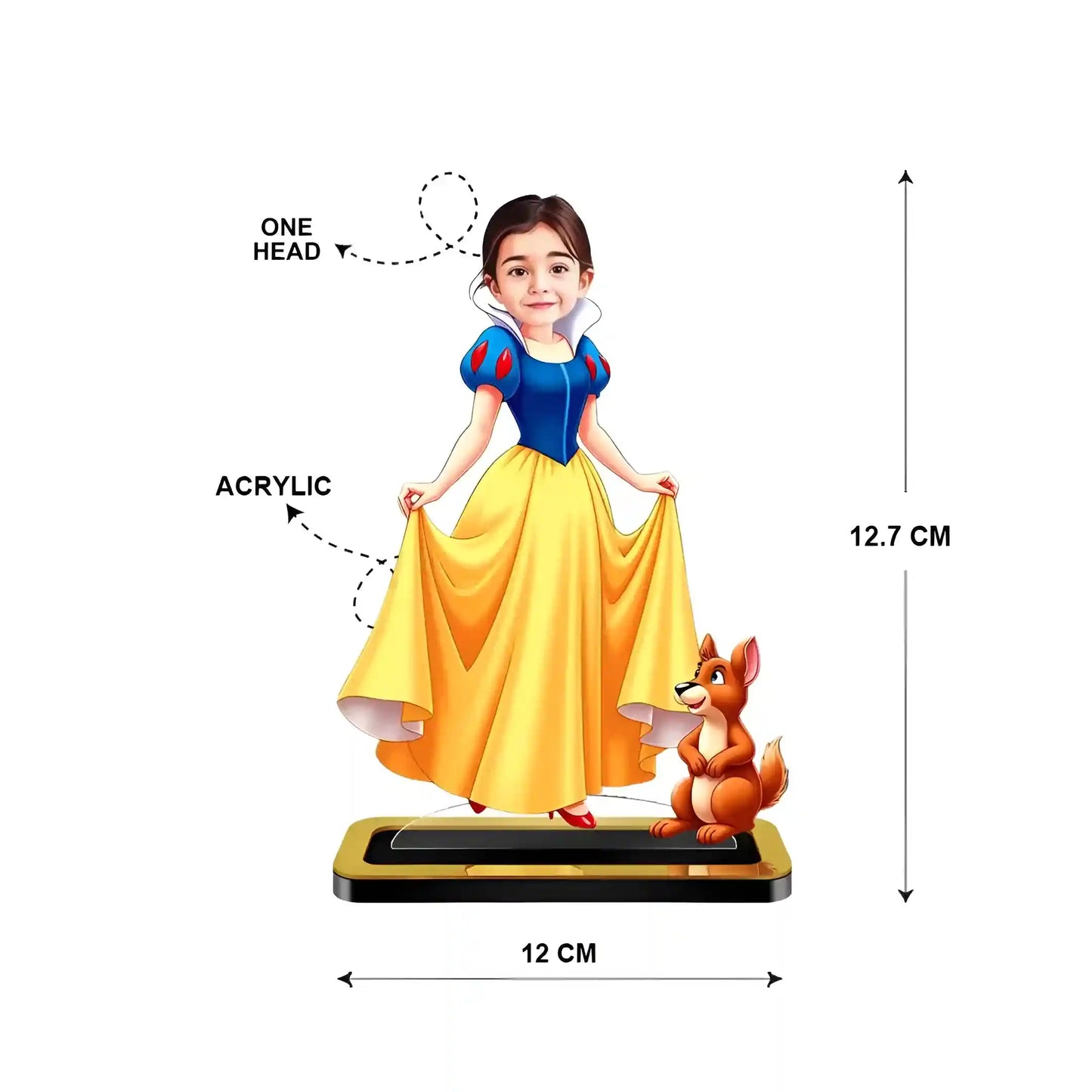 Personalized Mini Me: Snow White Caricature