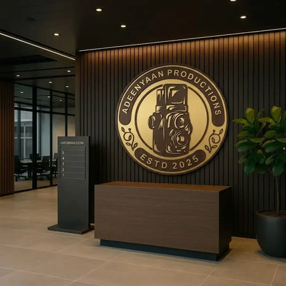 Customised Premium 3D Name & Logo Frame