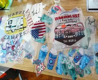 12x14 inch, DTF Transfer, Customized Iron-on Transfers for T-Shirts, Fabric, Heat Transfer dtf Sticker for Clothes DIY Decorations