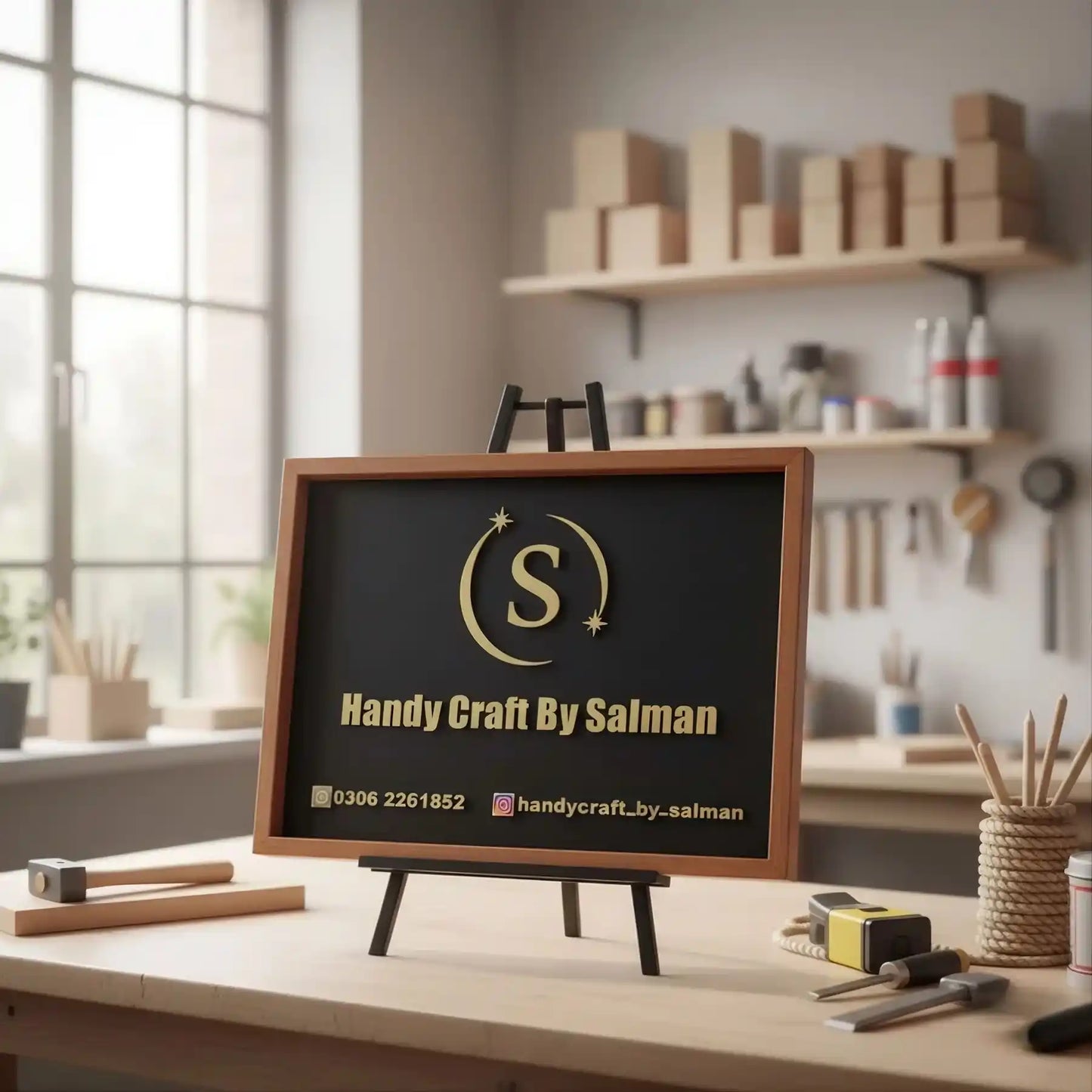 Customised Executive Business Name & Logo Frame