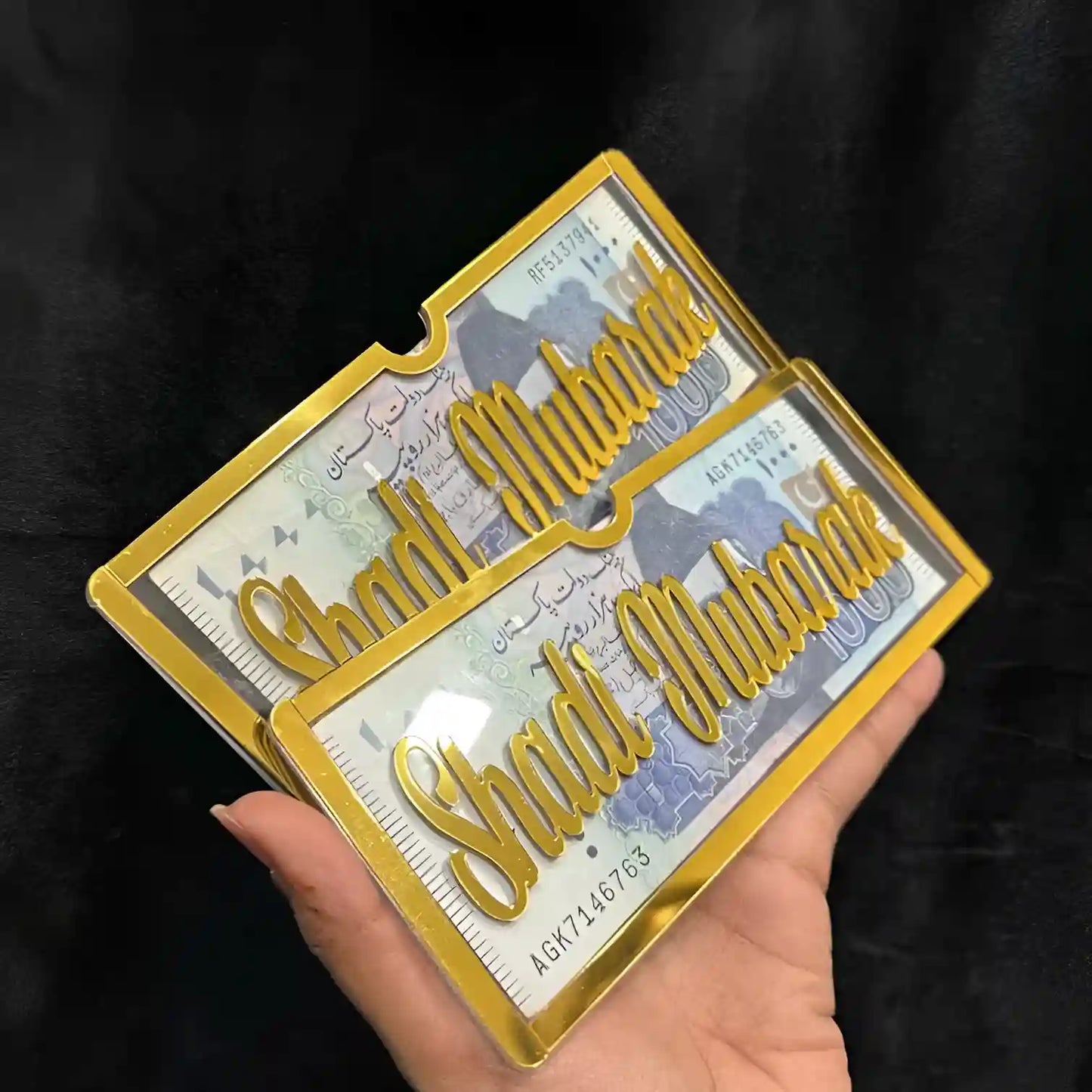 Acrylic Wedding Gift Envelope